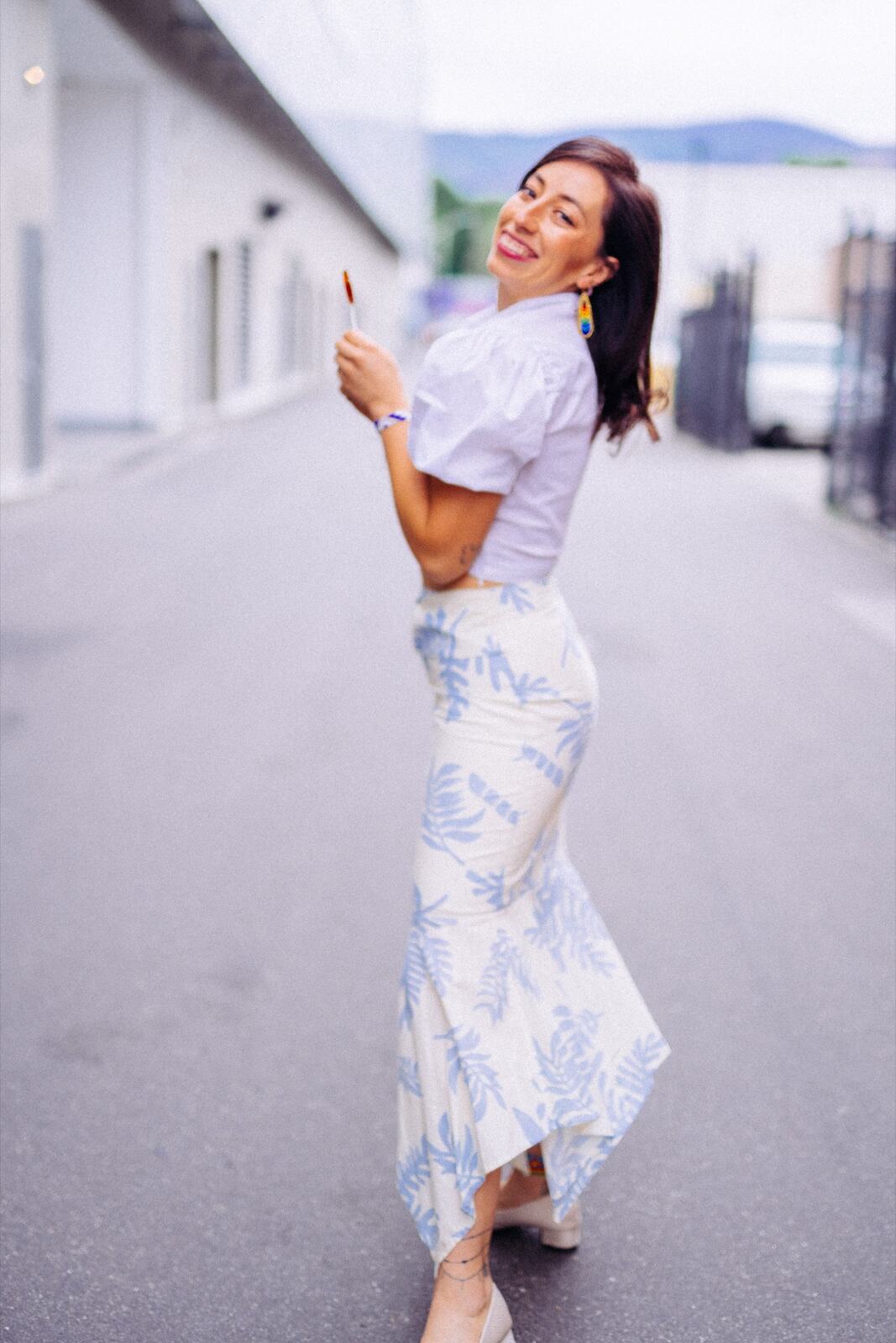 Diana in downtown Kelowna photographed by James Alton