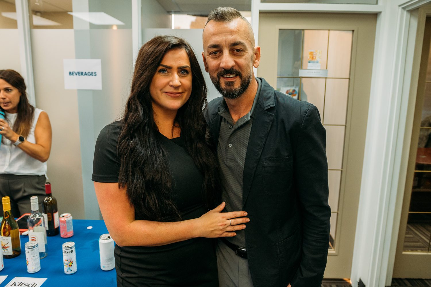 BrainTrust Canada Grand Opening corporate story frame 28: Event photography for BrainTrust Canada's Kelowna grand opening, with ribbon cutting, guests, office details, local food and exterior images for community and nonprofit communications..