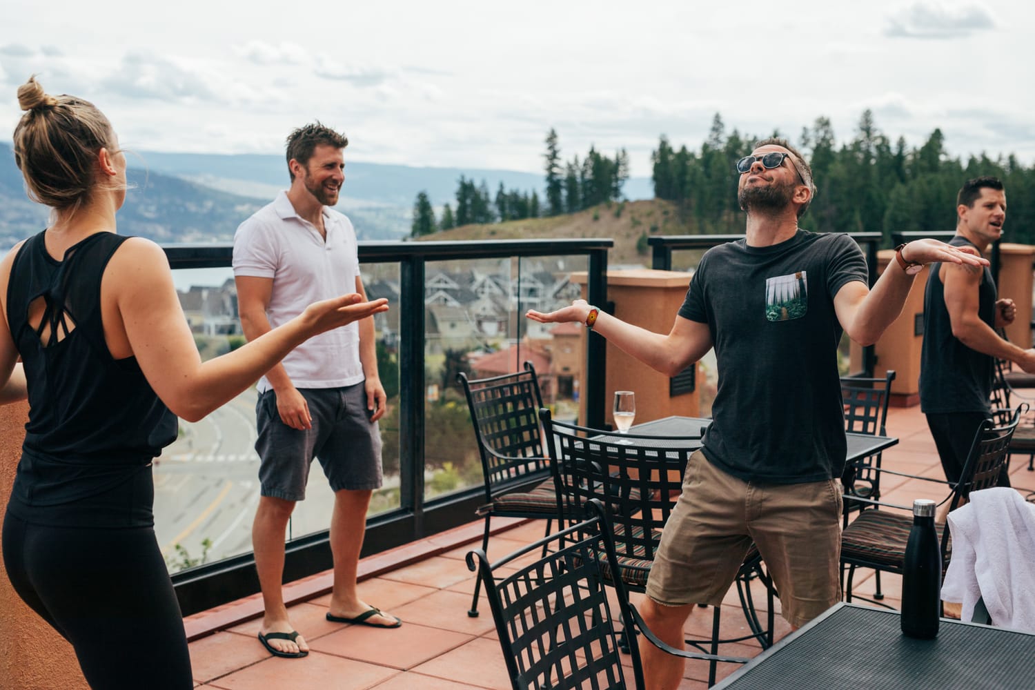Brooke and Dave weddings story frame 8: A Fintry wedding at LaCasa Lakeside Resort, with a heart-opening ceremony, Okanagan Lake context and a danced-out ceremony exit..