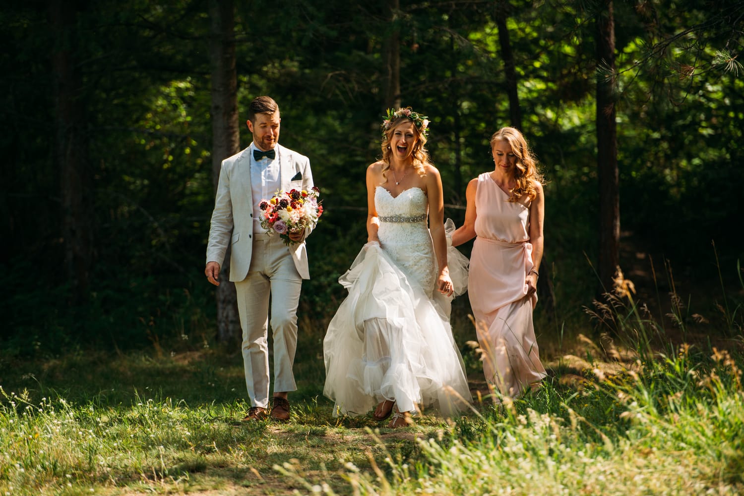 Brooke and Dave weddings story frame 17: A Fintry wedding at LaCasa Lakeside Resort, with a heart-opening ceremony, Okanagan Lake context and a danced-out ceremony exit..
