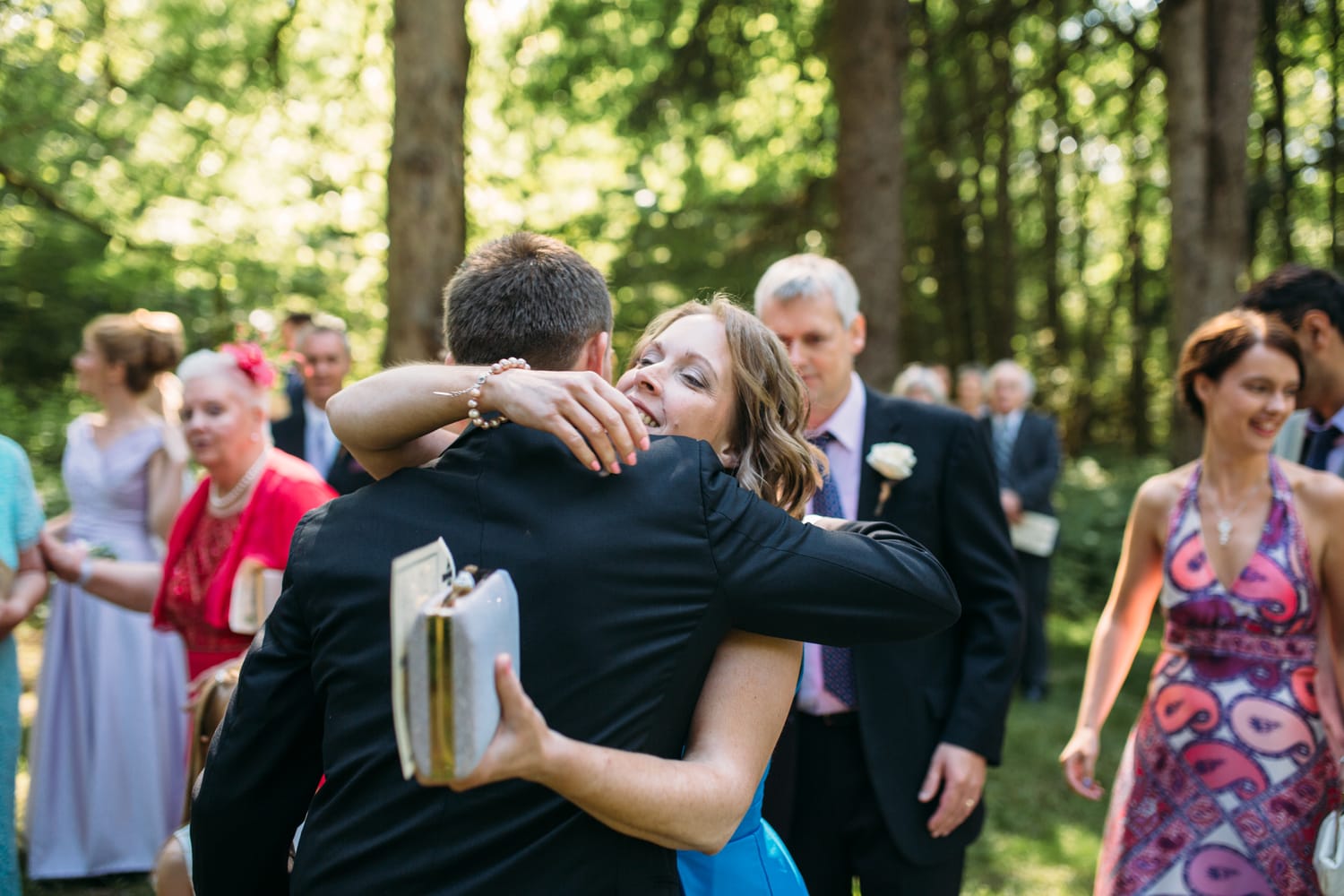 Ciara and Mikie weddings story frame 22: An Ontario wedding near Peterborough, with archive clues pointing to Trent University or Elmhirst Resort and a full reception-to-after-party story..