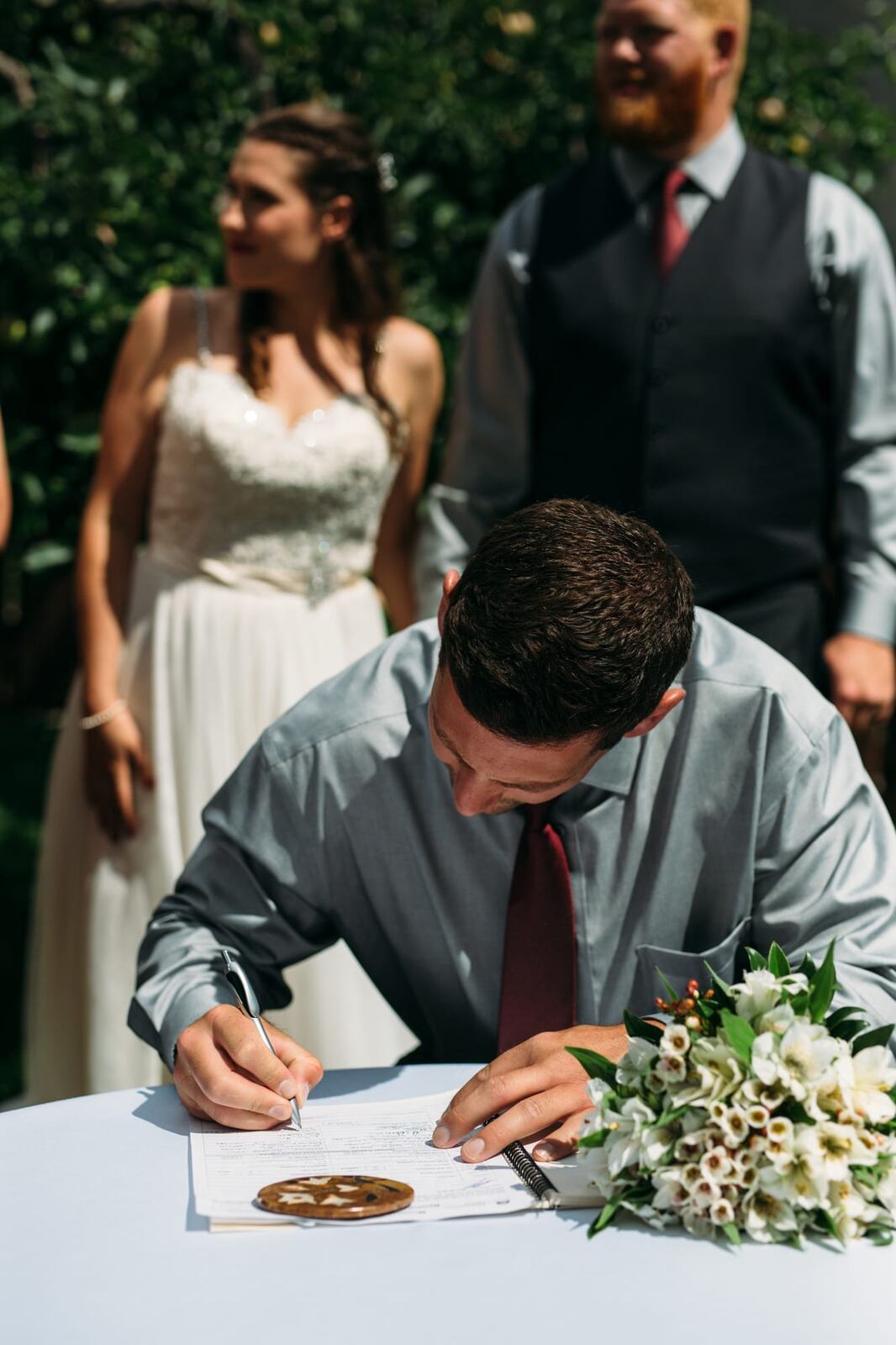 Hannah and Max weddings story frame 12: A private backyard wedding in Kamloops, with family closeness, friend energy, weather and detail moments that keep the day alive..