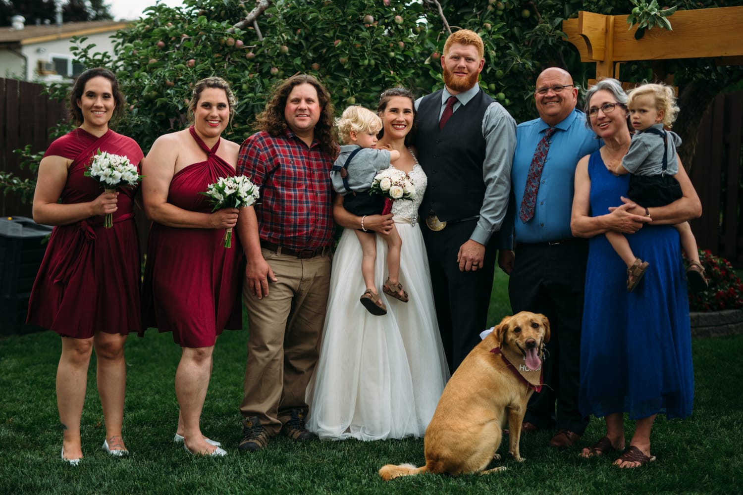 Hannah and Max weddings story frame 20: A sweet private backyard wedding in Kamloops, with family closeness, friend energy, weather and detail moments that make the archive feel alive..