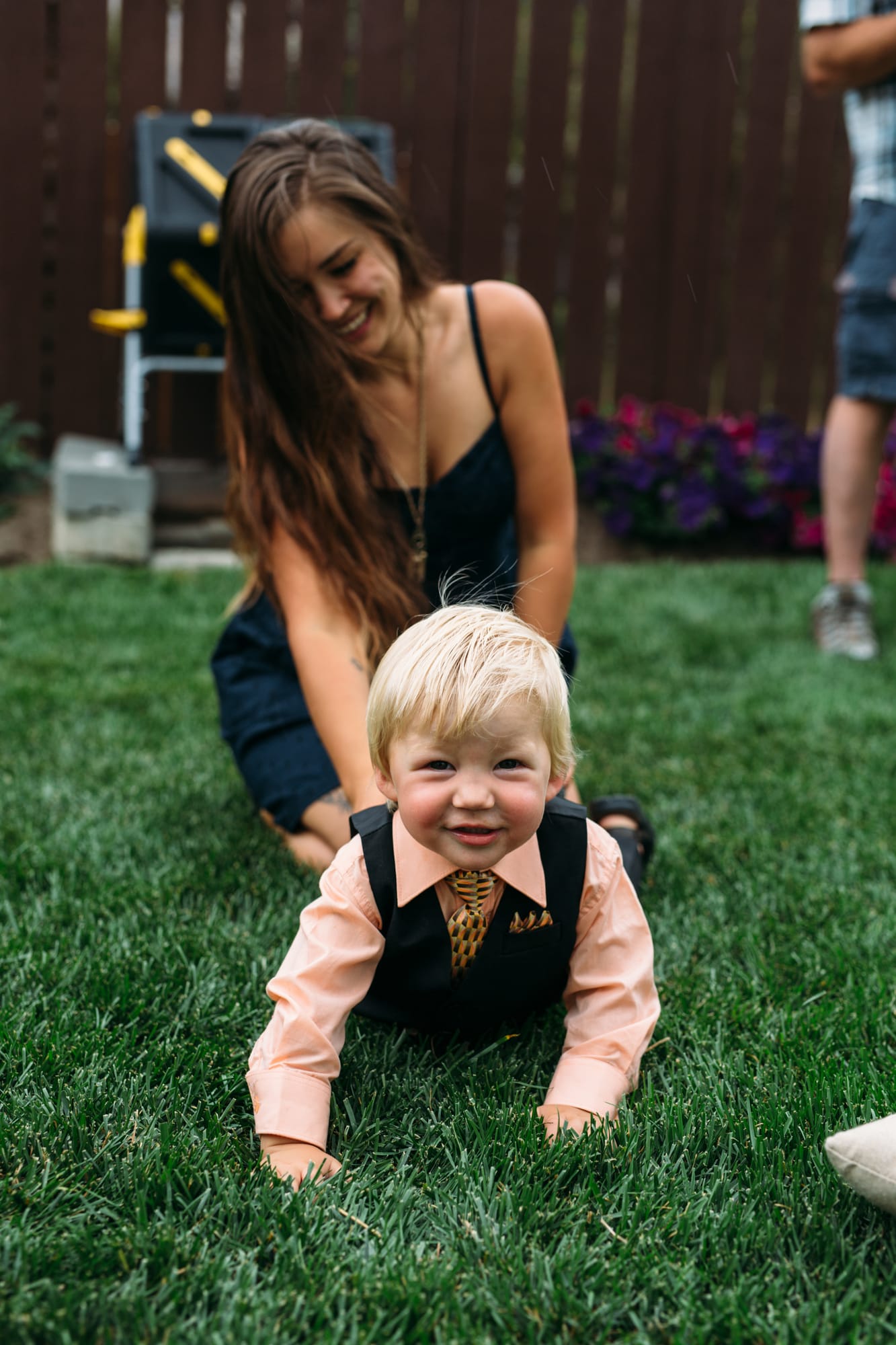 Hannah and Max weddings story frame 22: A sweet private backyard wedding in Kamloops, with family closeness, friend energy, weather and detail moments that make the archive feel alive..