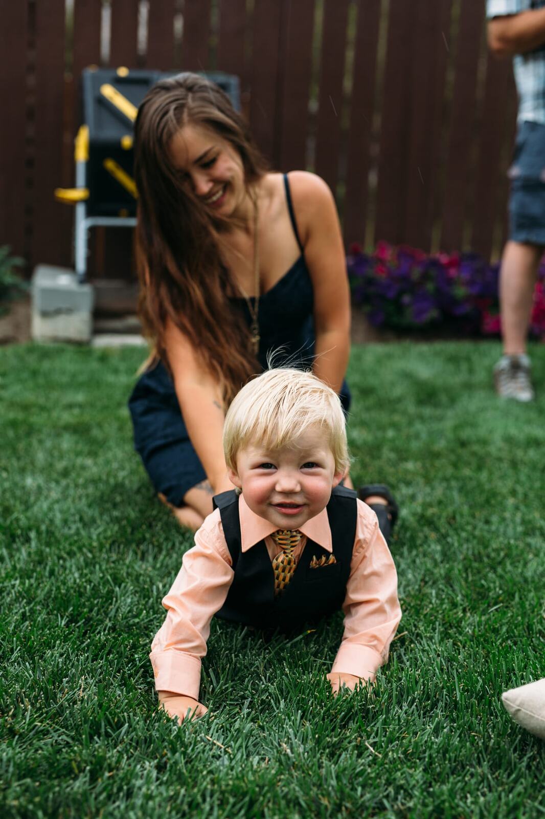 Hannah and Max weddings story frame 18: A private backyard wedding in Kamloops, with family closeness, friend energy, weather and detail moments that keep the day alive..