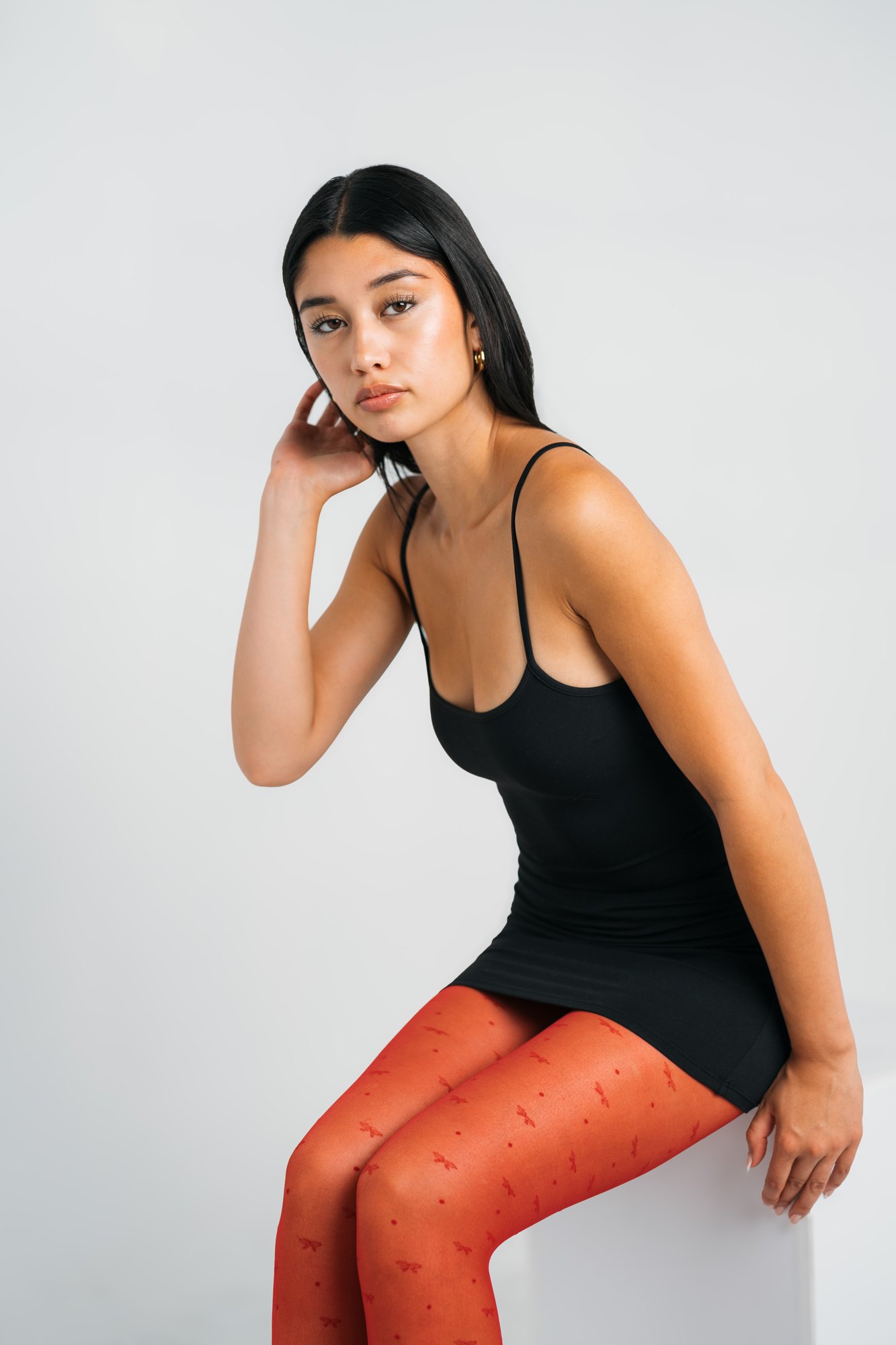 Julia Crofoot — leaning forward with her chin resting on her hand