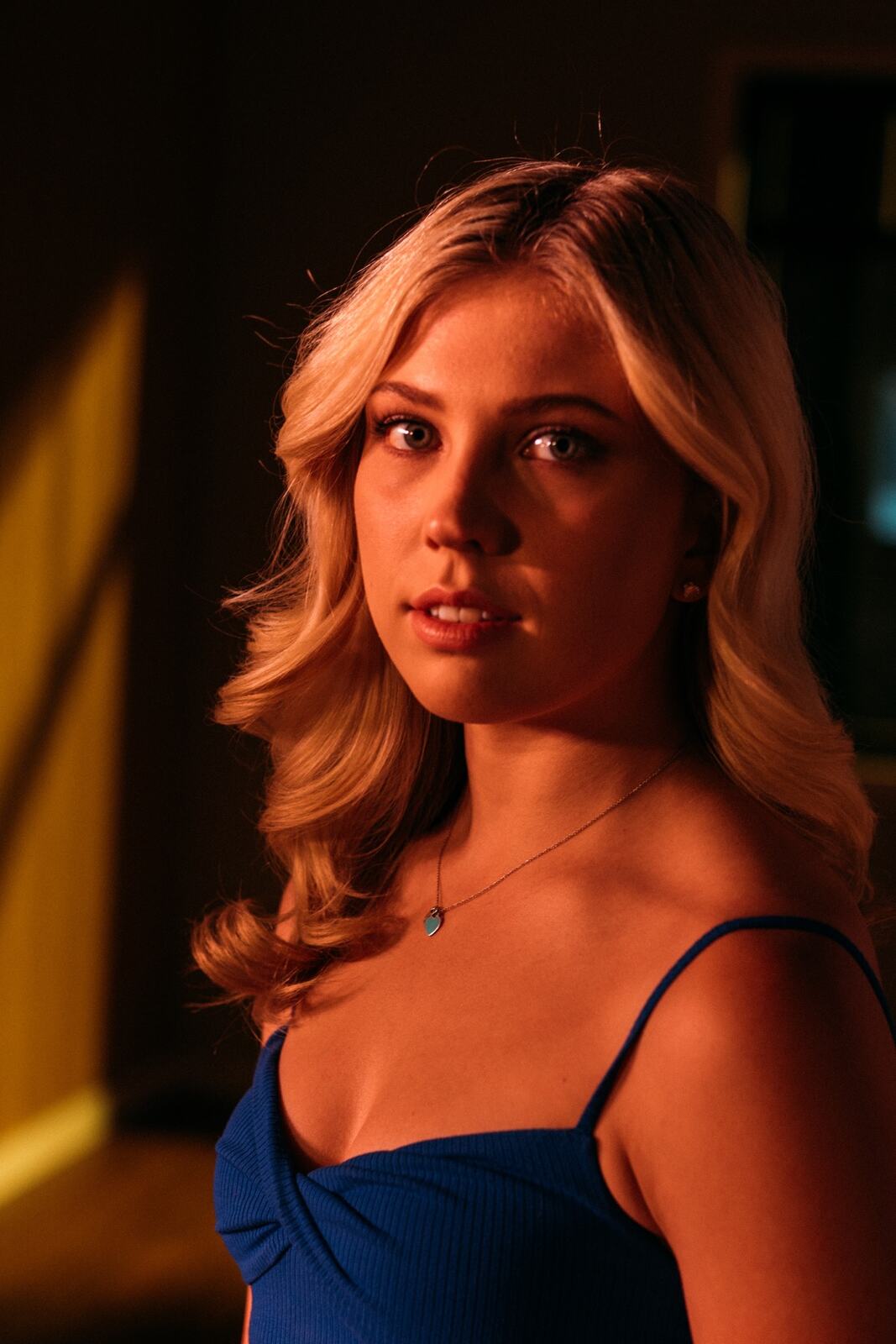 Kennedy Rowe portraits story frame 4: Warm cinematic actor portraits with compact portfolio and look-book range.