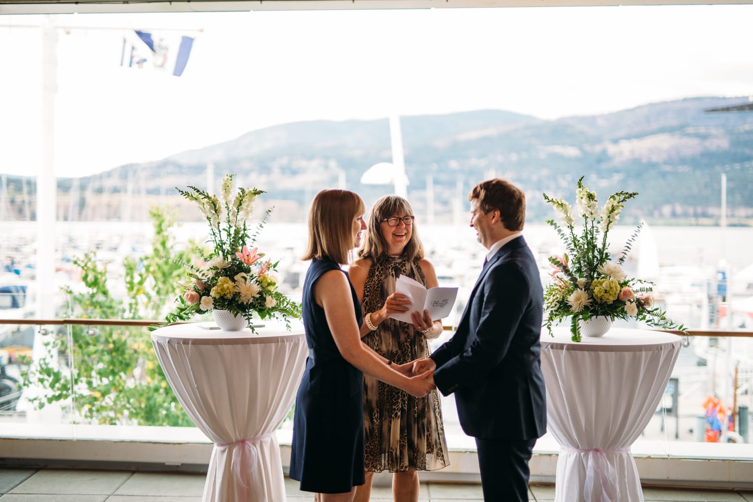 Kristine and Mike weddings story frame 12: A small downtown Kelowna wedding at the Kelowna Yacht Club, with sweet family, detail frames, flattering angles and quiet waterfront polish..