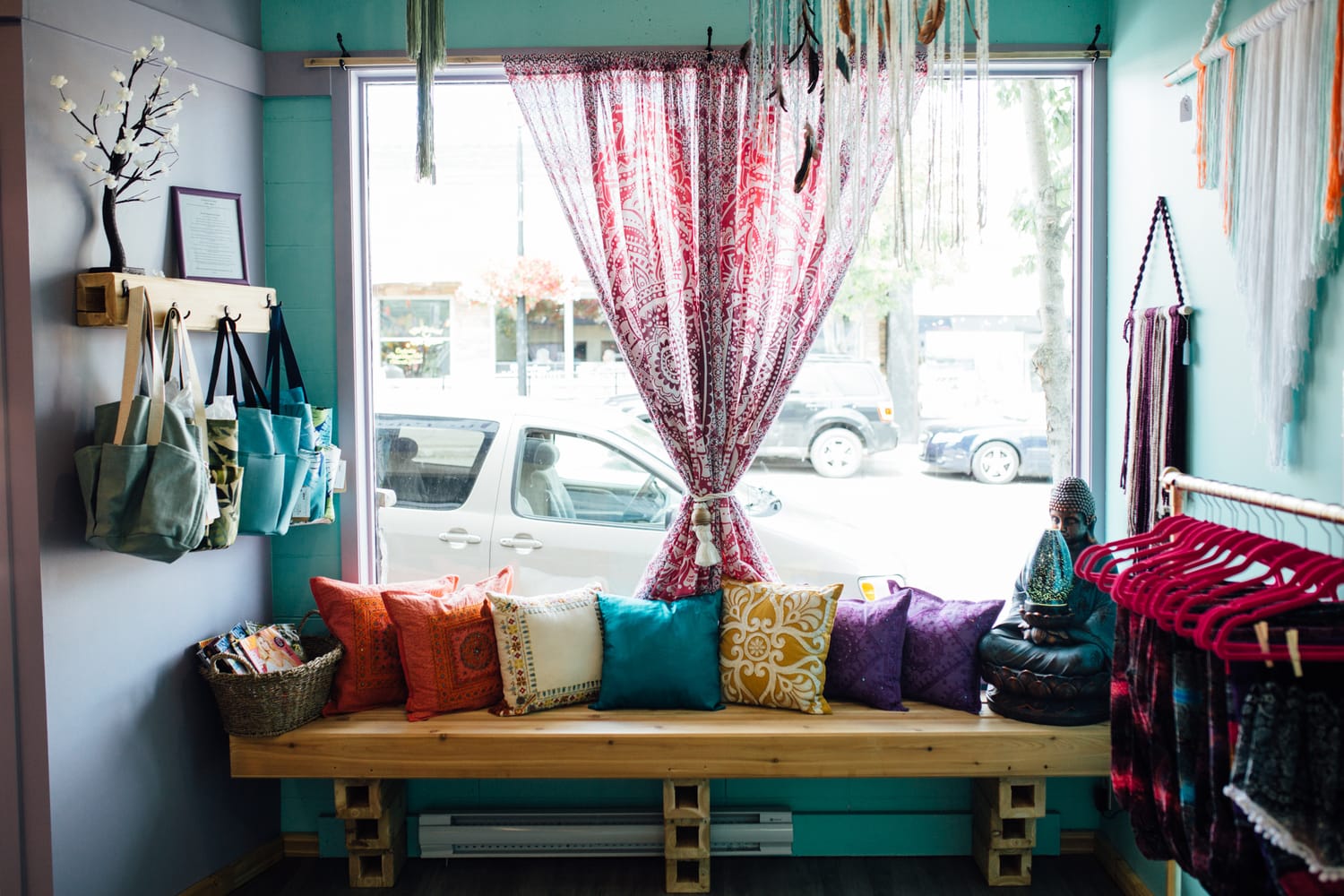 Lavender Lotus corporate story frame 1: Wellness brand photography for Lavender Lotus in the Okanagan, with interiors, product details, owner portraits, staff portraits and treatment-room atmosphere for a local wellness business..
