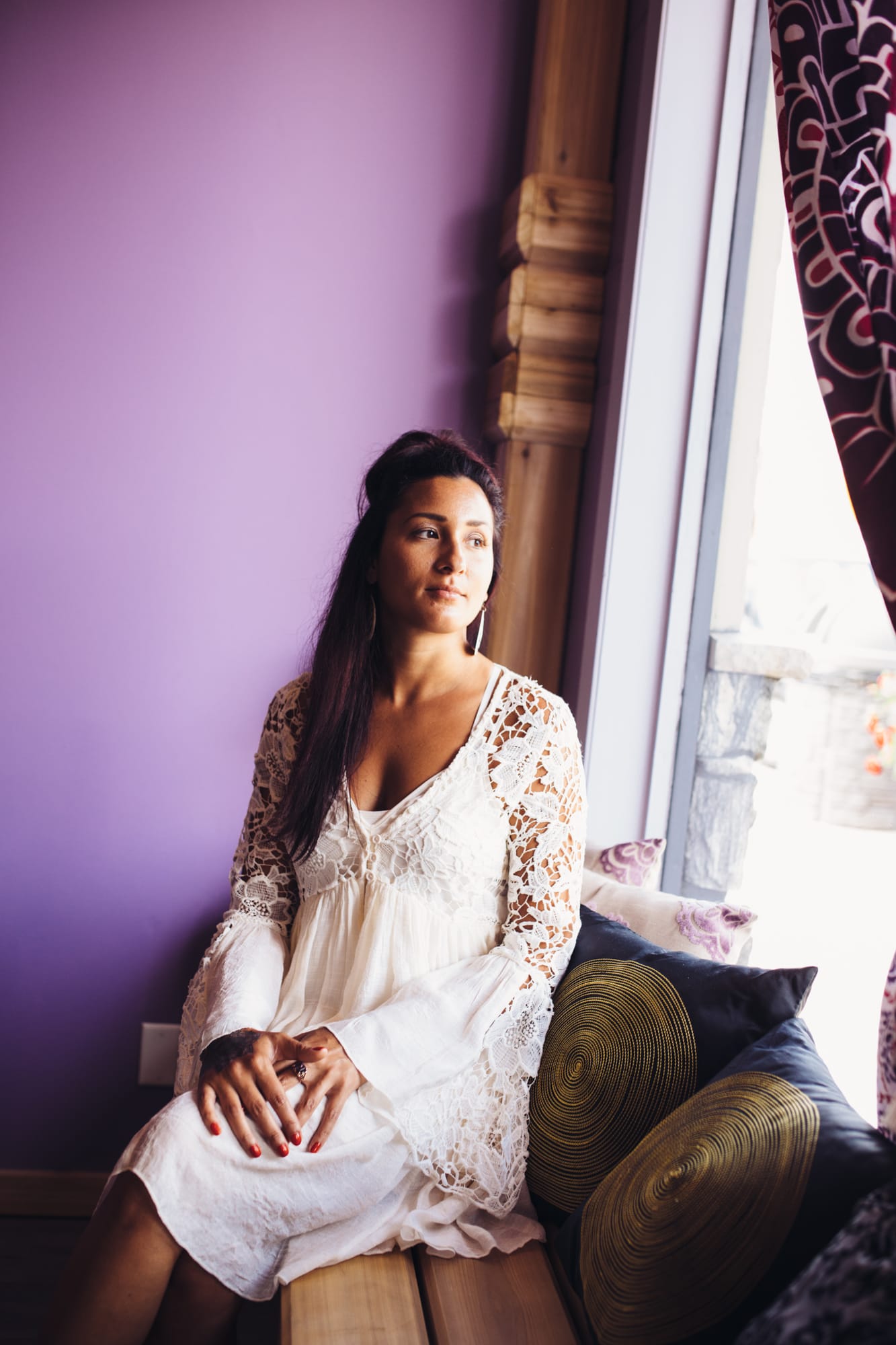 Lavender Lotus corporate story frame 7: Wellness brand photography for Lavender Lotus in the Okanagan, with interiors, product details, owner portraits, staff portraits and treatment-room atmosphere for a local wellness business..