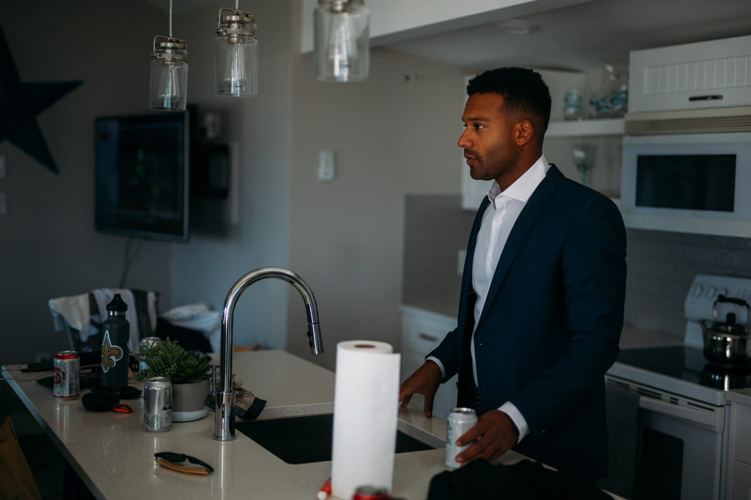 Mara and Casey weddings story frame 16: A Vancouver Island private-home wedding near Qualicum Beach, with Bowser prep, Friday gathering energy, custom vendors, kids, friends and cool Island air..