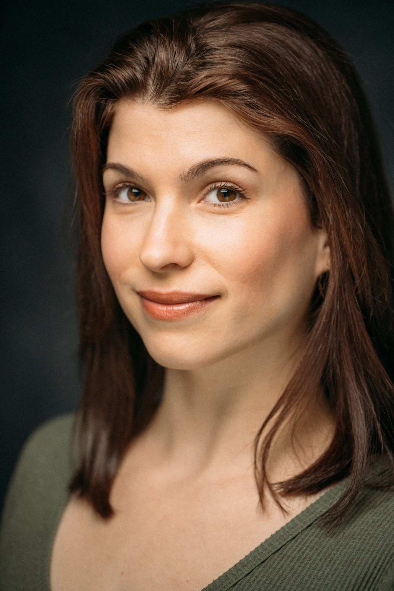 Marie headshot portrait with direct expression