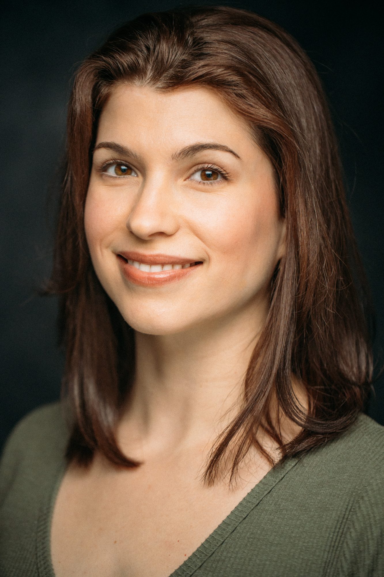 Marie headshot portrait with direct expression