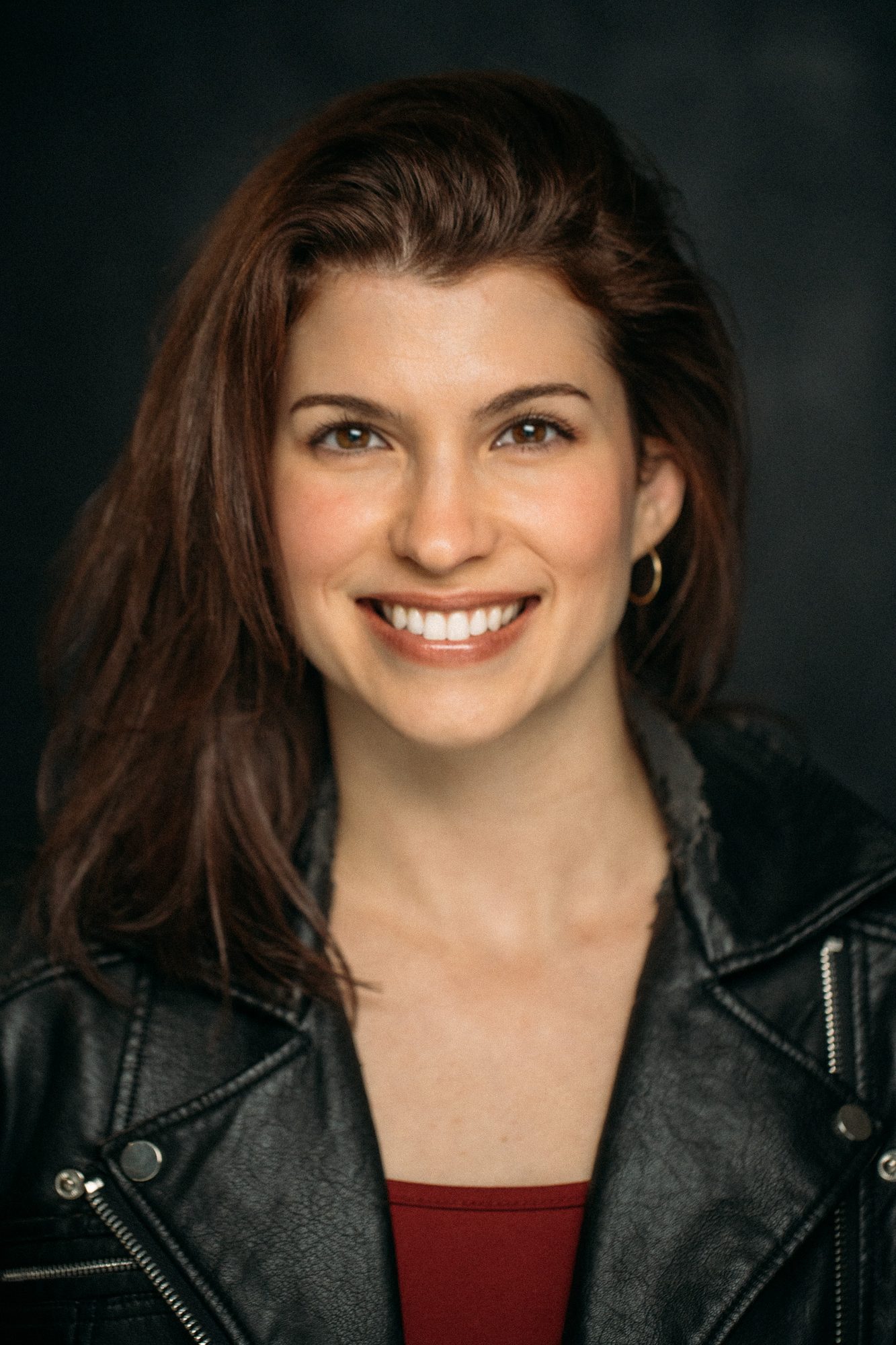 Marie headshot portrait with direct expression