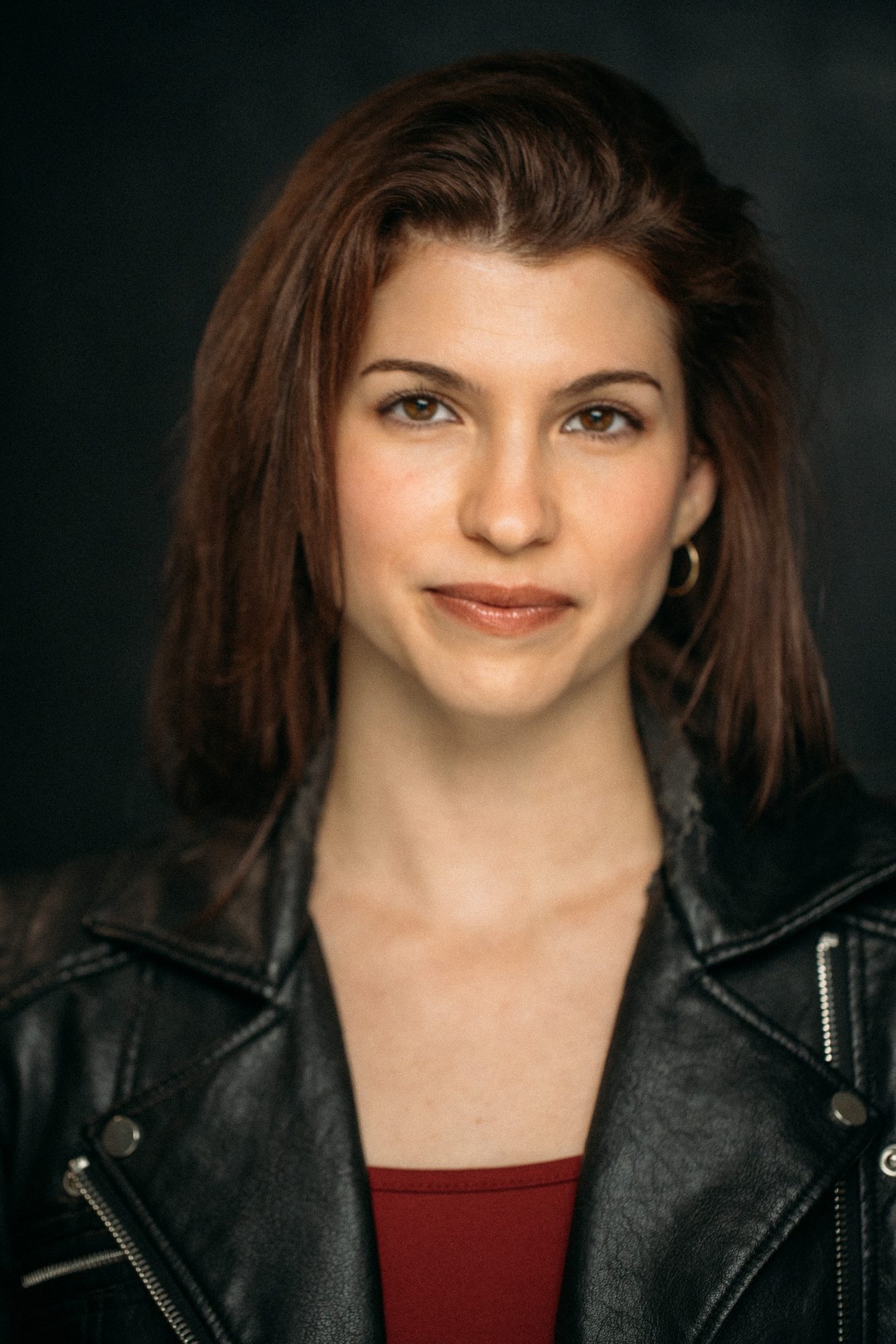 Marie headshot portrait with direct expression