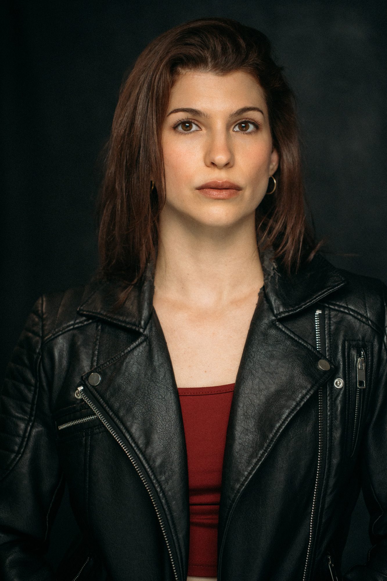 Marie headshot portrait with direct expression
