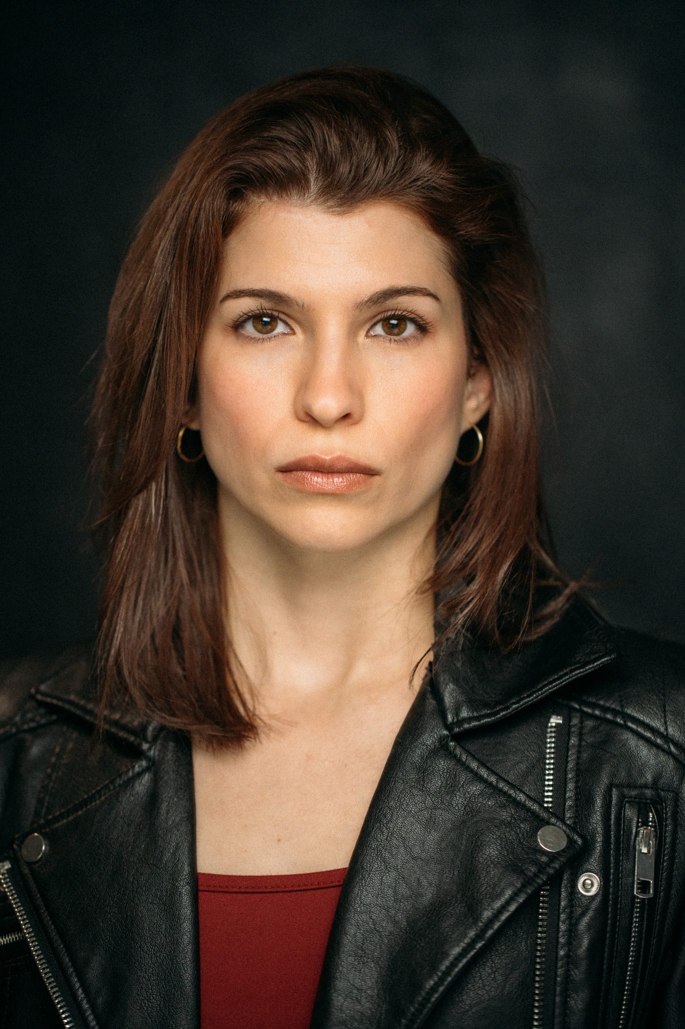 Marie headshot portrait with direct expression