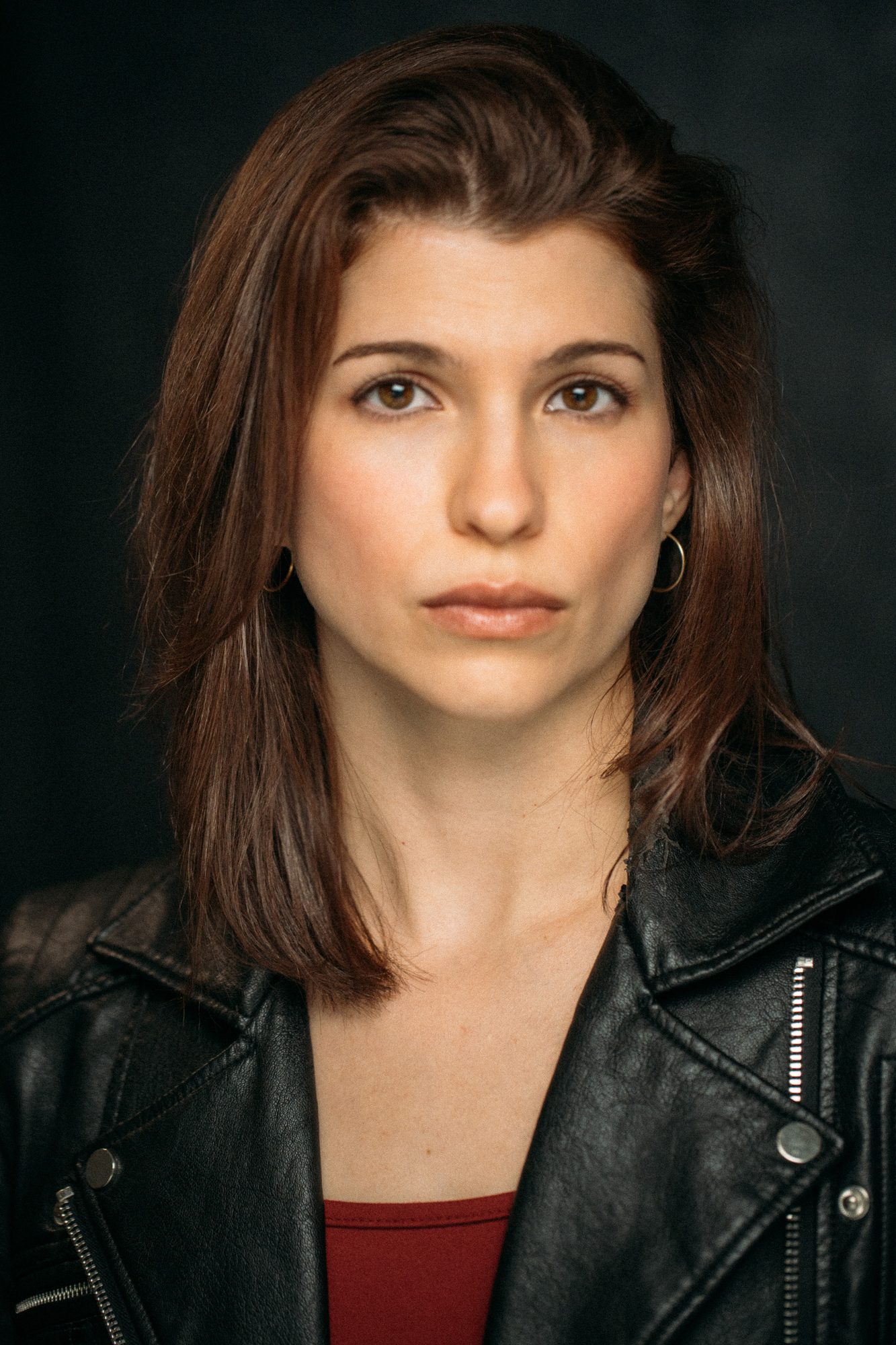 Marie headshot portrait with direct expression