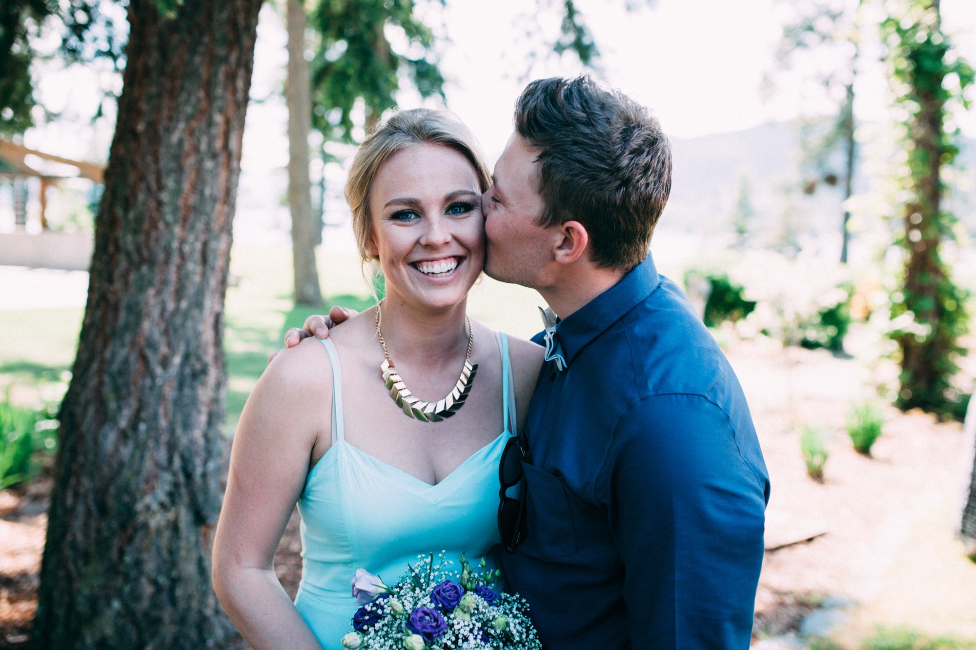 Mel & Eric: A joyful affectionate guest portrait.