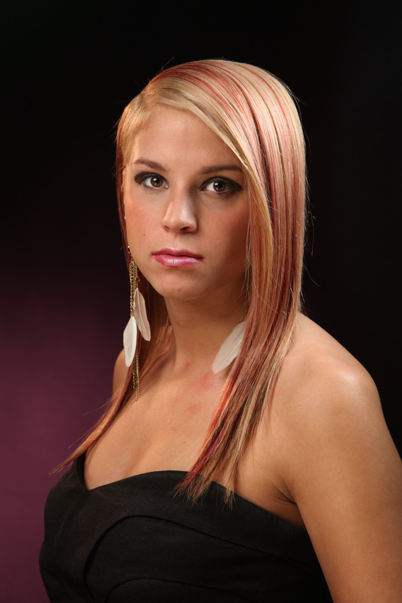 Michaela 2012 studio headshot with straight hair