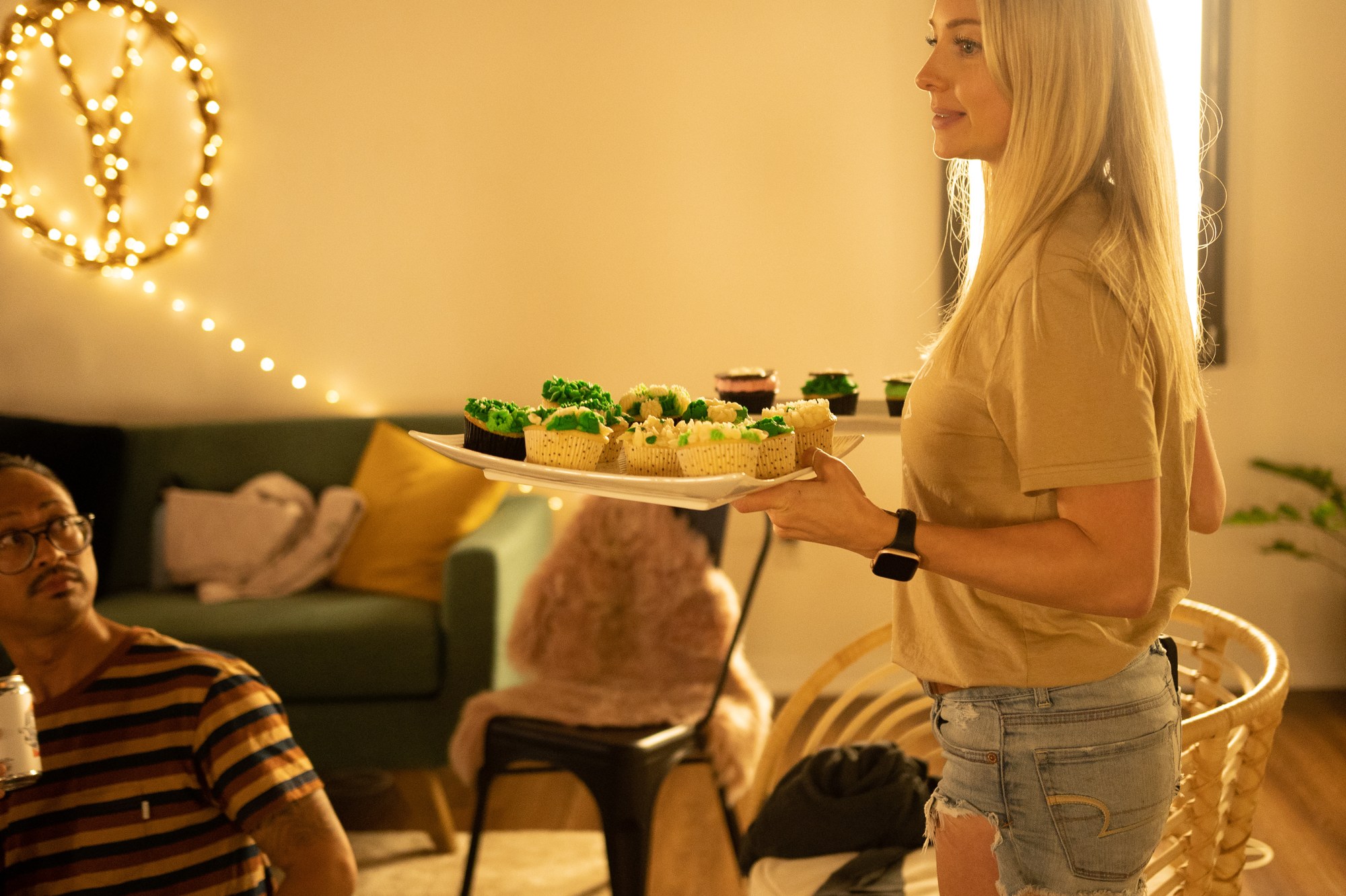 Our Yoga Space Turns Three: Cupcakes being shared with the guests.