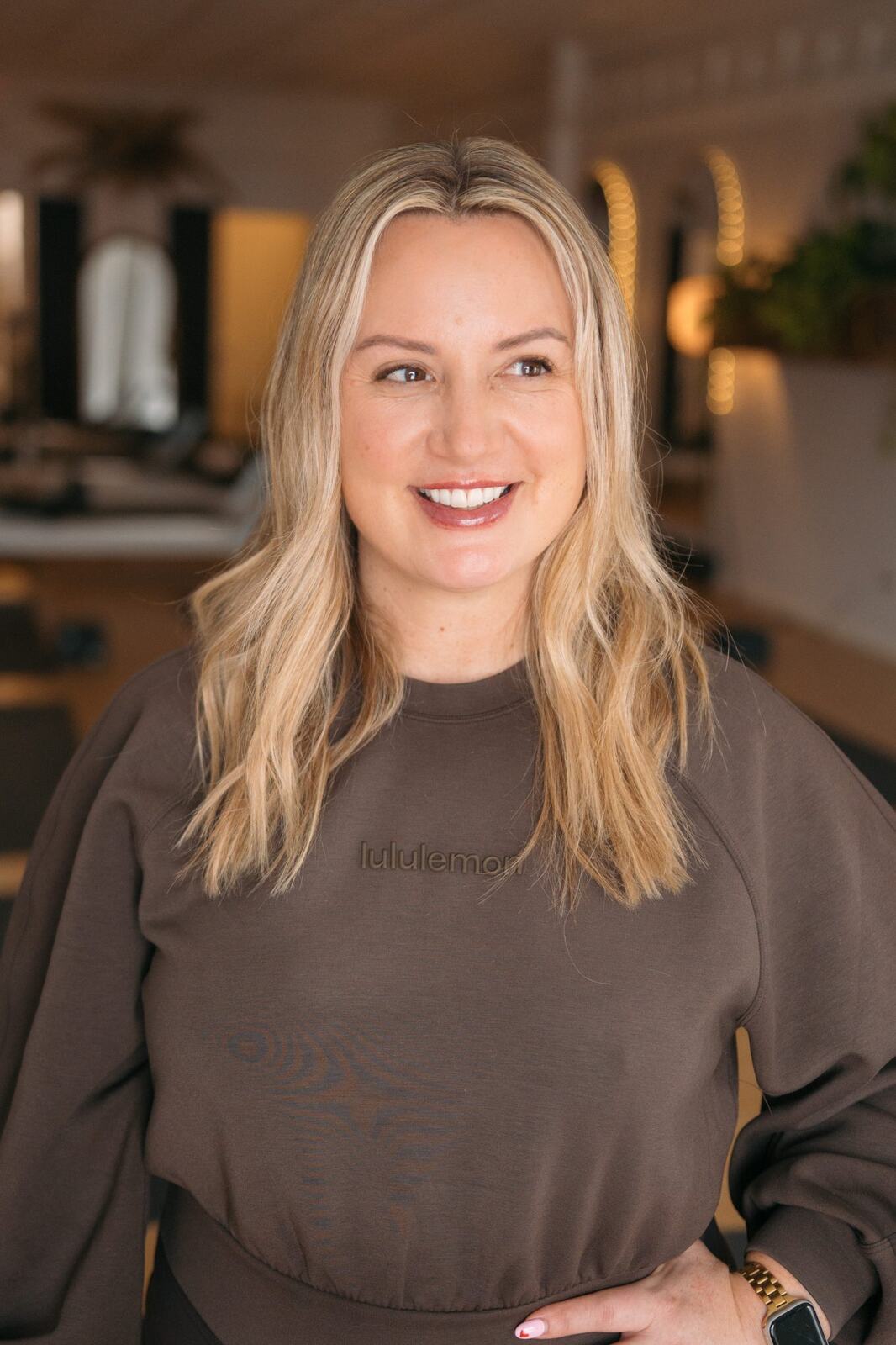 Summer Soul corporate story frame 8: Warm business portraits for Summer Soul in Peterborough, Ontario, with approachable headshots for a Pilates, yoga and community brand..