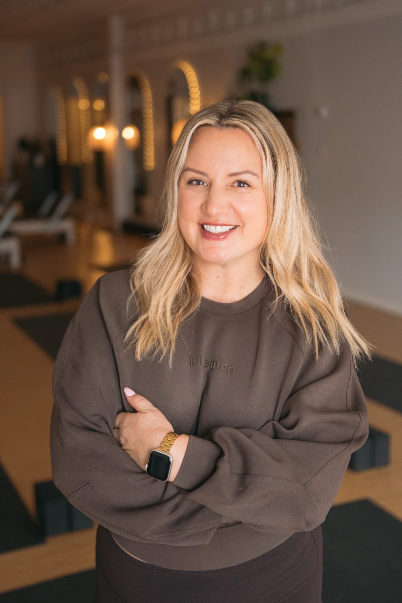 Summer Soul corporate story frame 9: Warm business portraits for Summer Soul in Peterborough, Ontario, with approachable headshots for a Pilates, yoga and community brand..