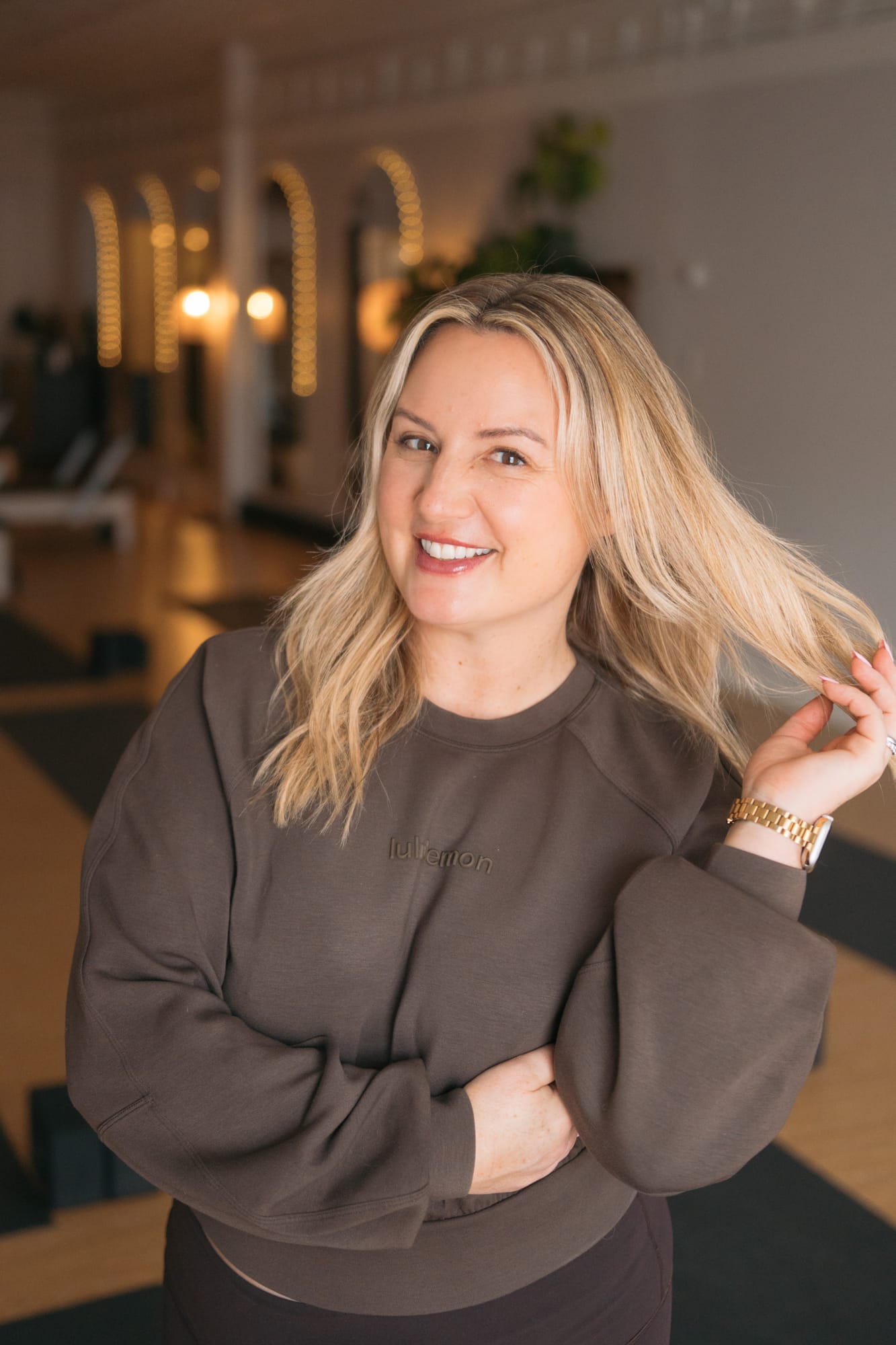 Summer Soul corporate story frame 10: Warm business portraits for Summer Soul in Peterborough, Ontario, with approachable headshots for a Pilates, yoga and community brand..