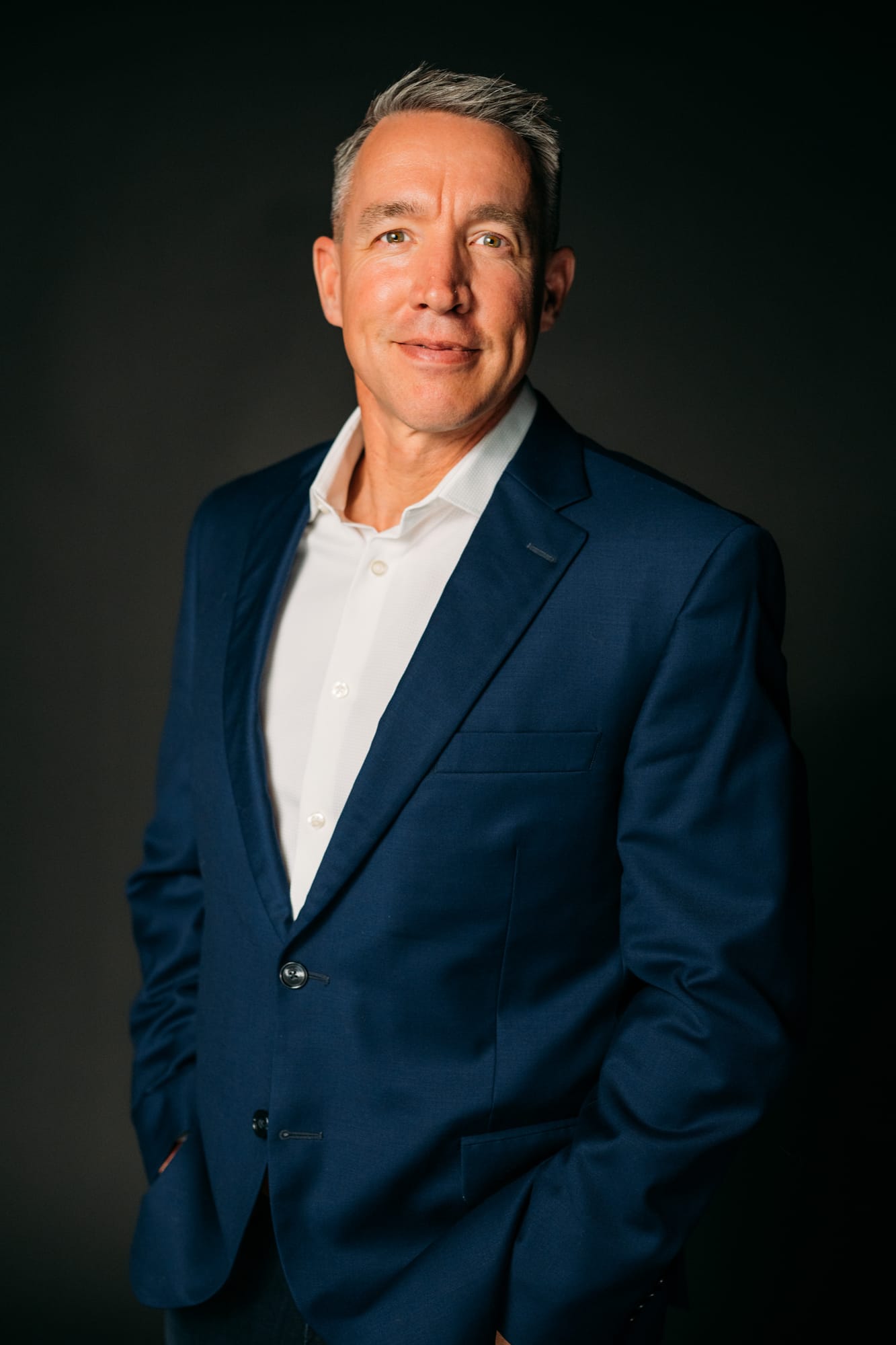 Team Bennett corporate story frame 11: Real estate team portraits at Kelowna Film Studios, with individual headshots, group photos and clean marketing images for profiles, listings and business use..