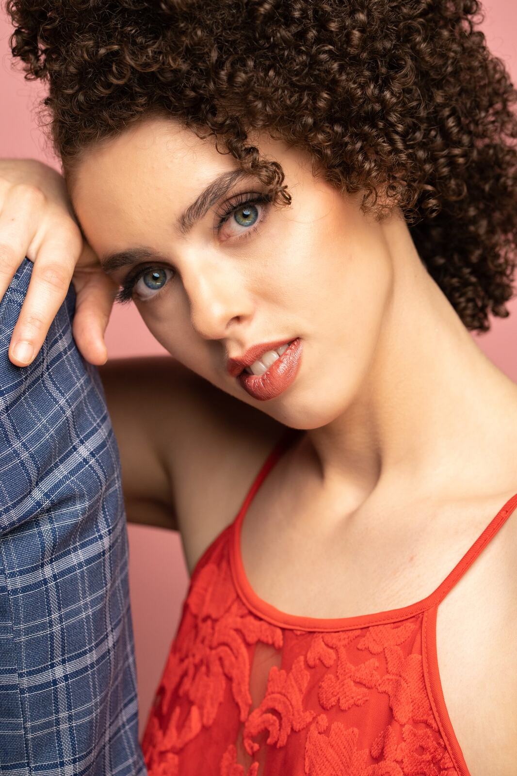 The Barbershoppe / Diva Den Bridal Formals corporate story frame 12: Collaborative bridal-formal brand photography for The Barbershoppe and Diva Den Day Spa, with hair, makeup, formal looks, studio portraits and campaign-ready beauty imagery..