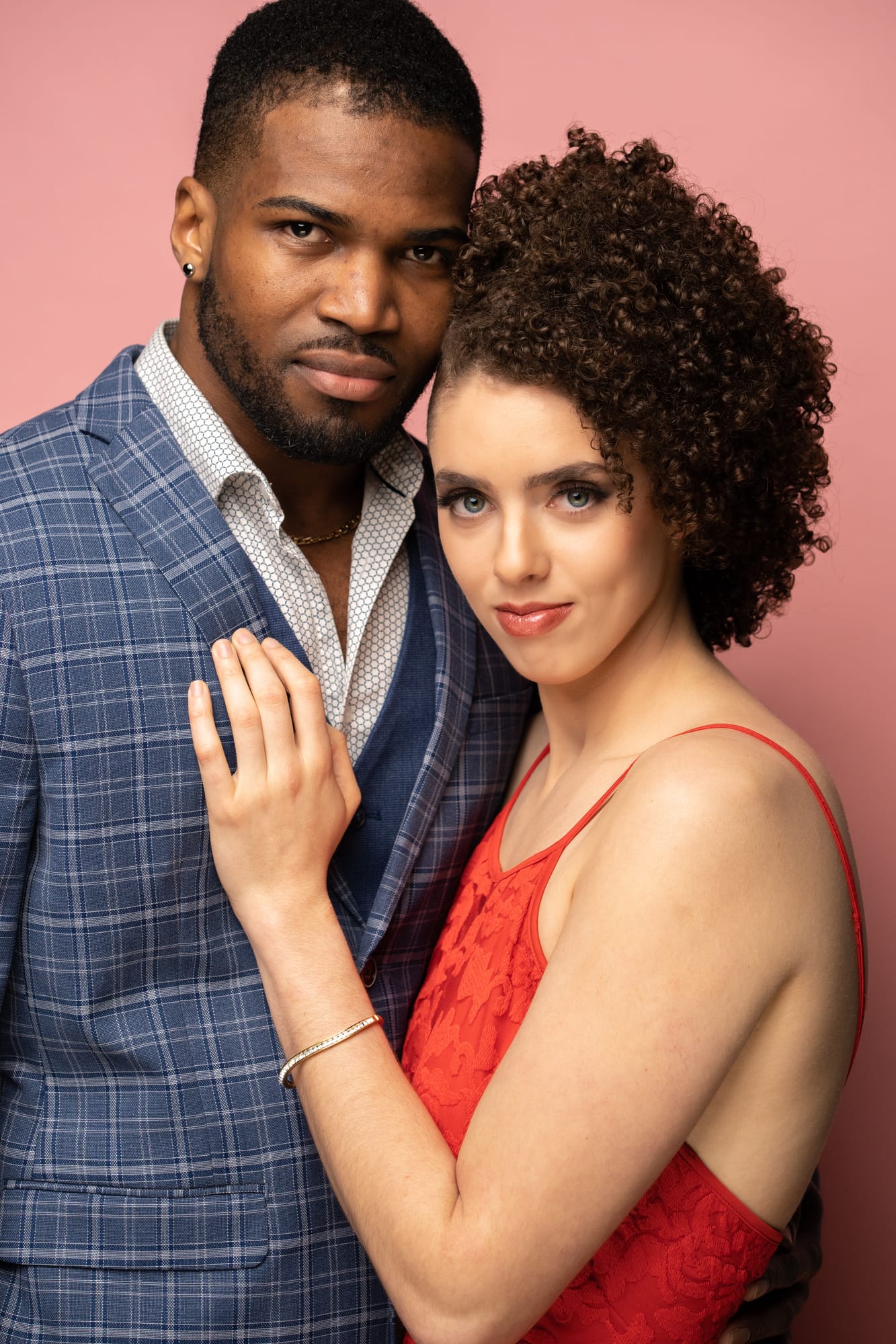The Barbershoppe / Diva Den Bridal Formals corporate story frame 13: Collaborative bridal-formal brand photography for The Barbershoppe and Diva Den Day Spa at Kelowna Film Studios, with hair, makeup, formal looks, studio portraits and campaign-ready beauty imagery..