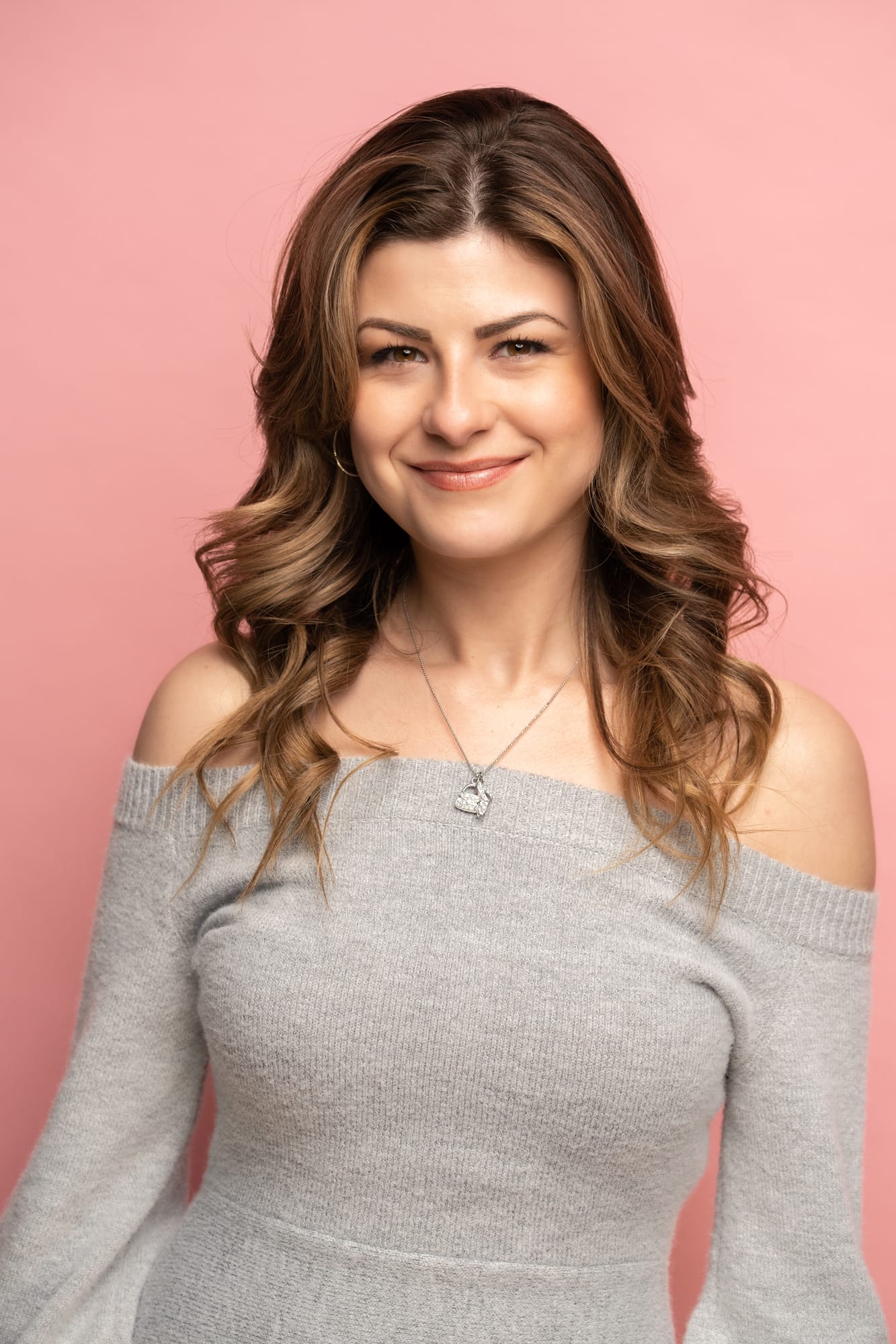 The Barbershoppe / Diva Den Bridal Formals corporate story frame 35: Collaborative bridal-formal brand photography for The Barbershoppe and Diva Den Day Spa at Kelowna Film Studios, with hair, makeup, formal looks, studio portraits and campaign-ready beauty imagery..