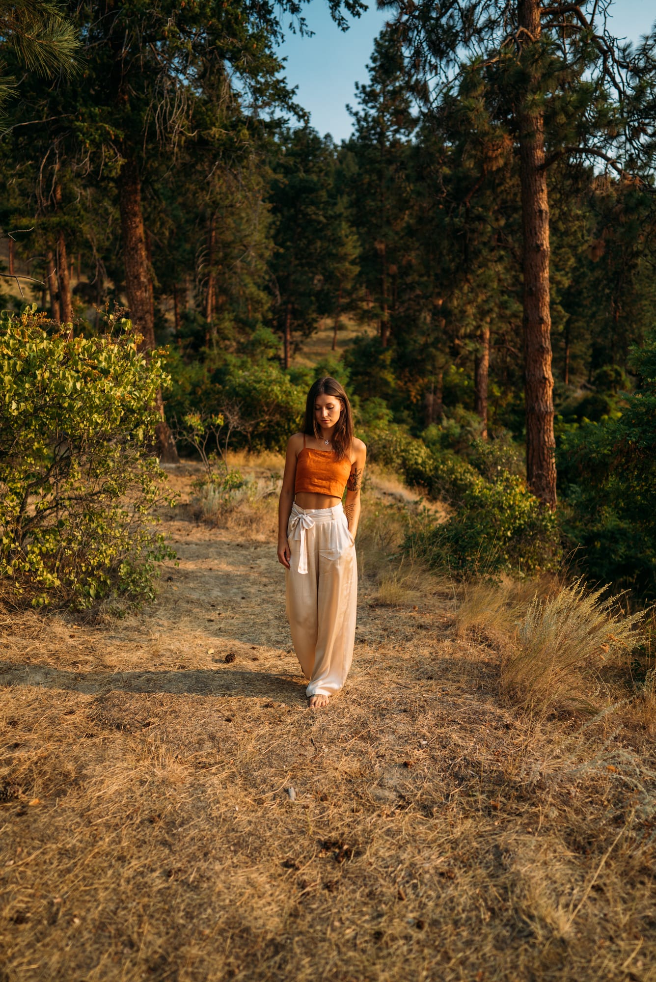 The Living Narrative, Sol corporate story frame 10: Personal-brand photography for The Living Narrative in Kelowna, with Sol in warm Okanagan light, lakeside portrait range and profile-ready images for creative business use..