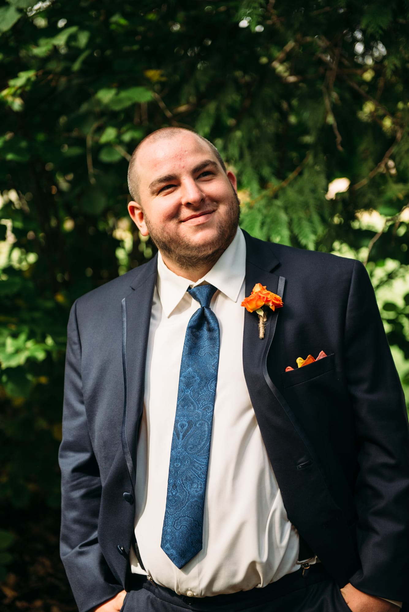 Tia and Matt weddings story frame 15: A Mabel Lake Airpark wedding in the North Okanagan, with grass-runway scenery, mountain openness and a warm end-of-night invitation..