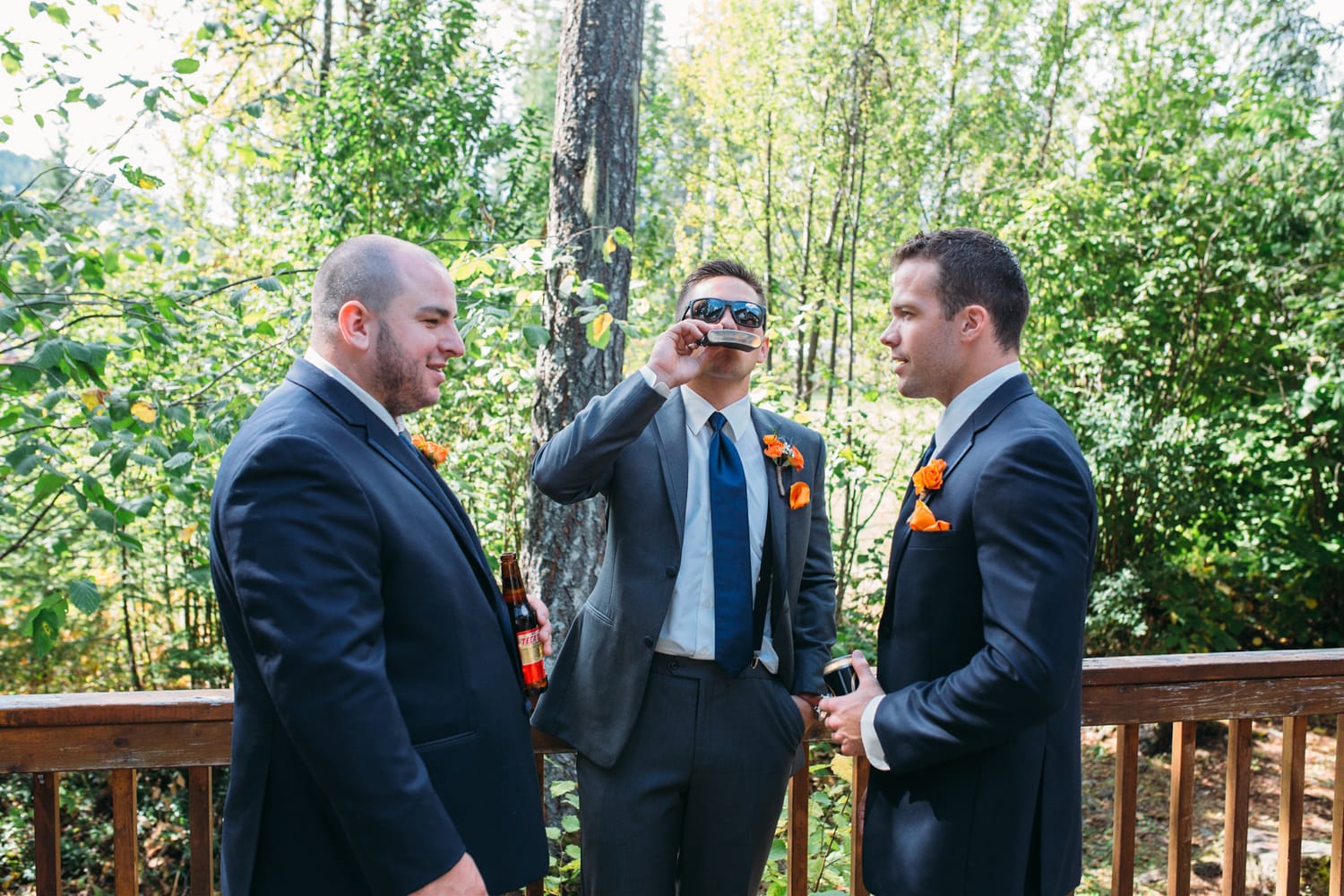 Tia and Matt weddings story frame 21: A Mabel Lake Airpark wedding in the North Okanagan, with grass-runway scenery, mountain openness and a warm end-of-night invitation..